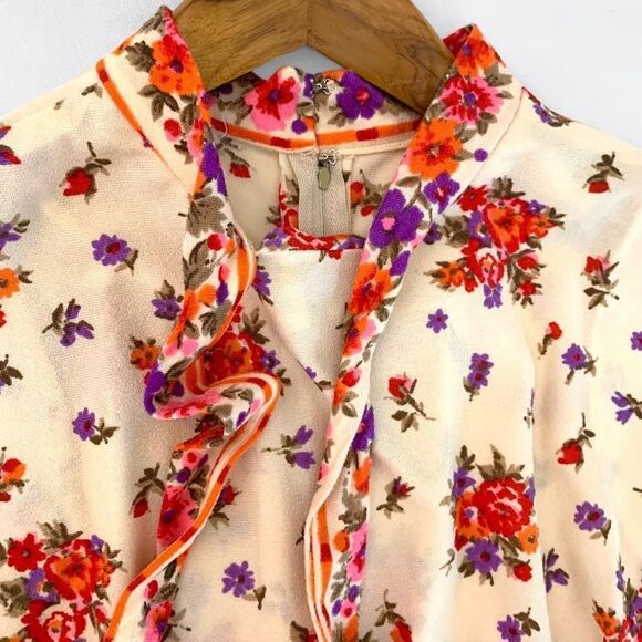 Vintage L’AIGLON Sleeveless Floral Maxi Dress - Picture 10 of 13